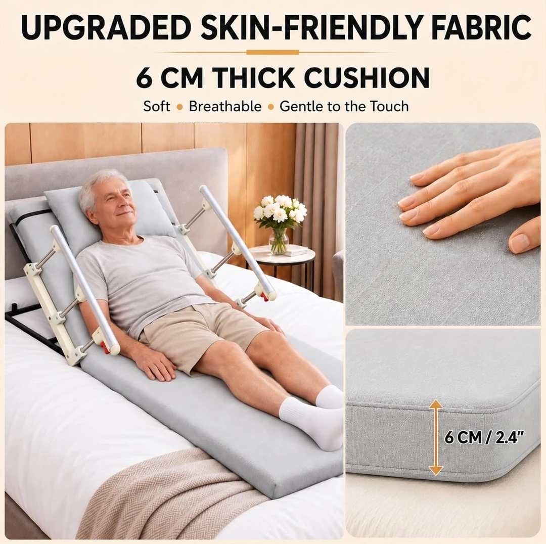 Adjustable Bed Backrest with Cushion - photo 4