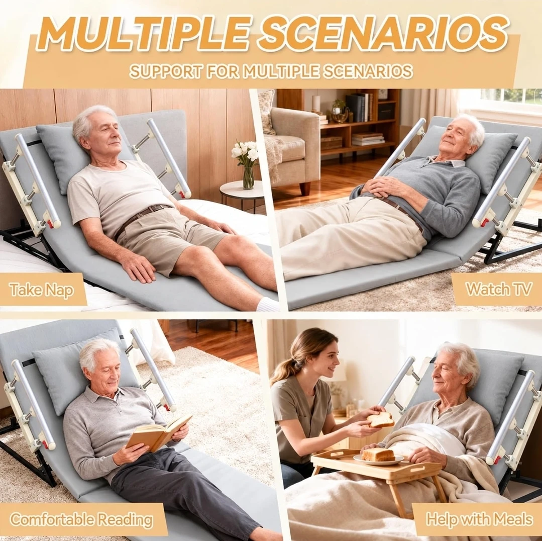 Adjustable Bed Backrest with Cushion - photo 5