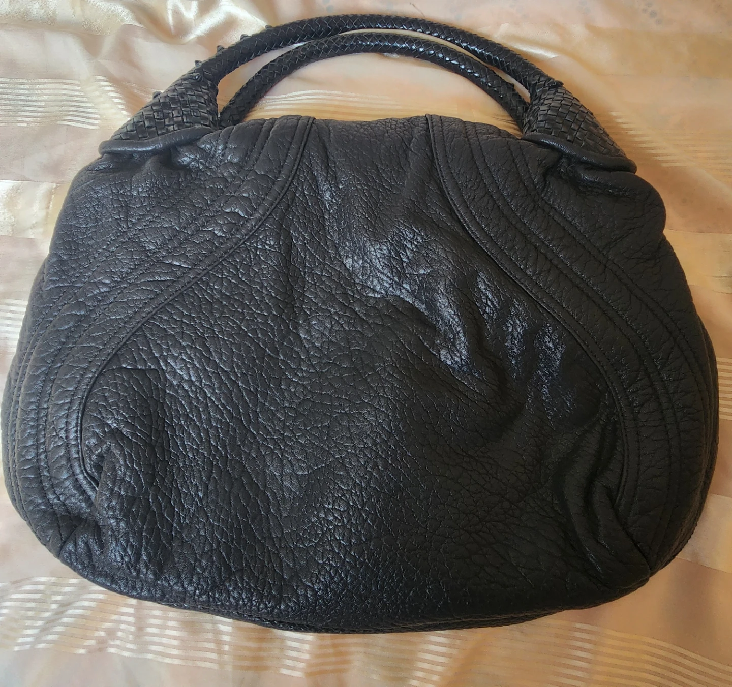 Fendi Black Leather Hobo Bag - photo 3