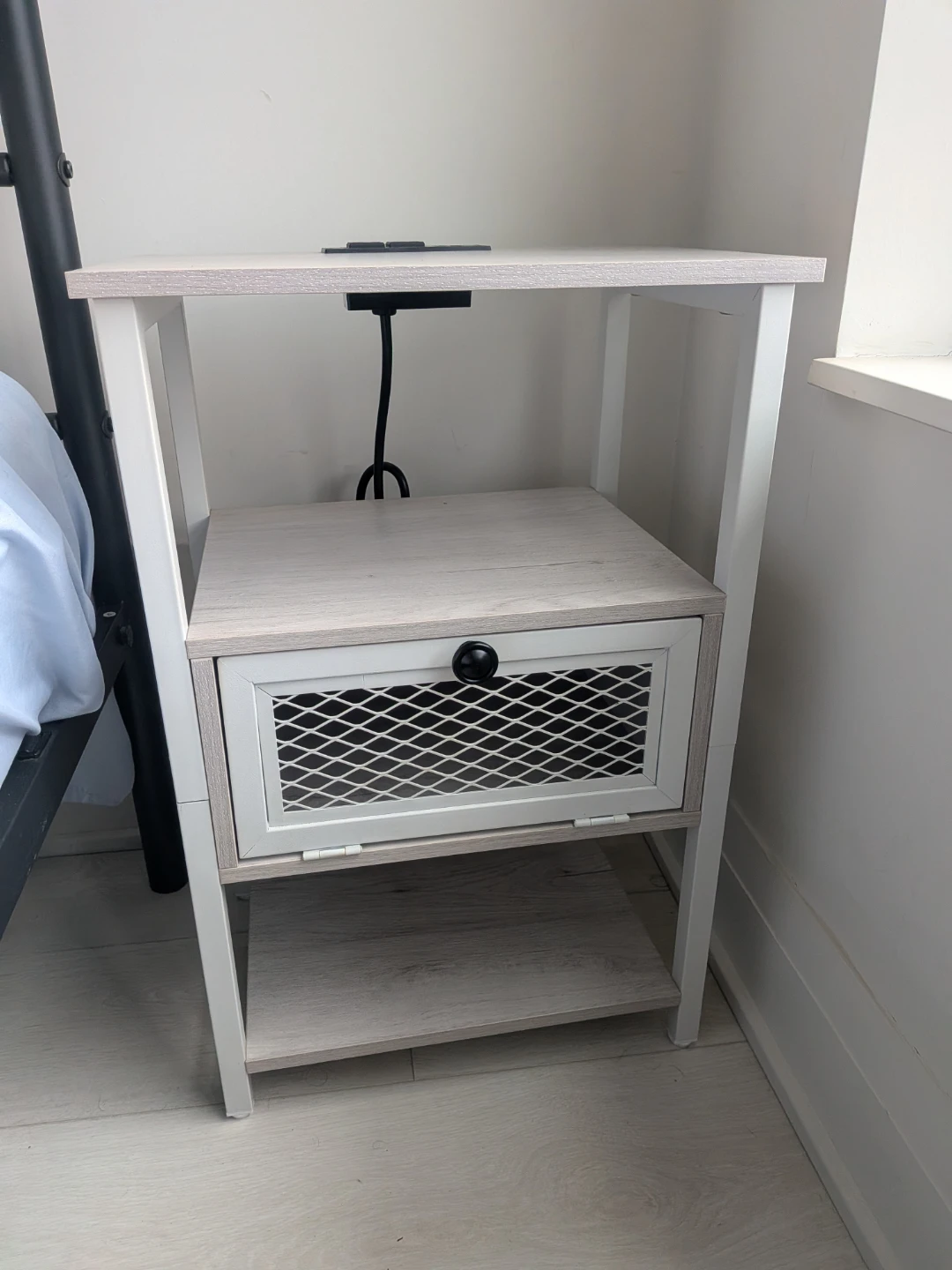 Move out sale: Nightstand with Integrated Power Outlets