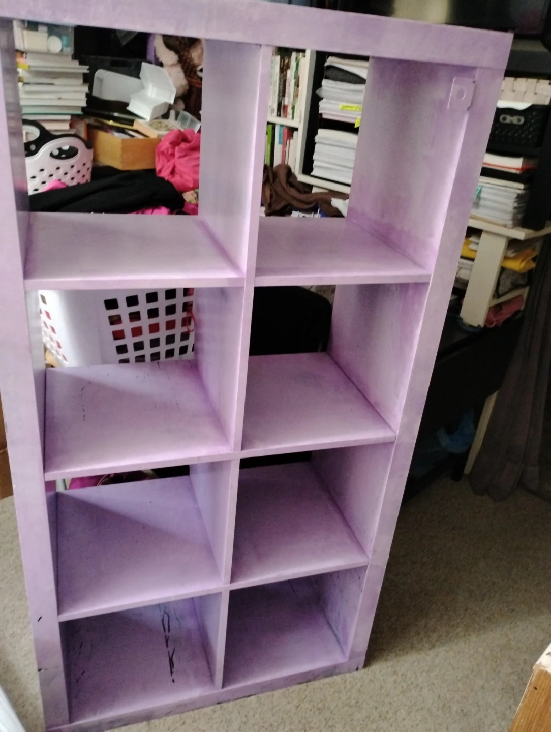 Purple 💜 8-Cube Storage Shelf in Light Purple - photo 2