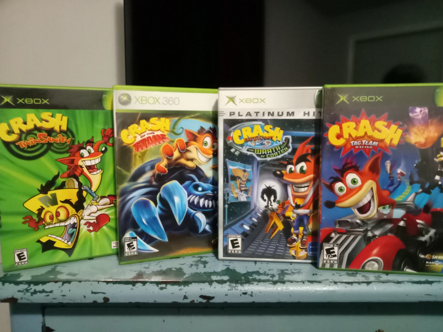 5 crash Bandicoot games!