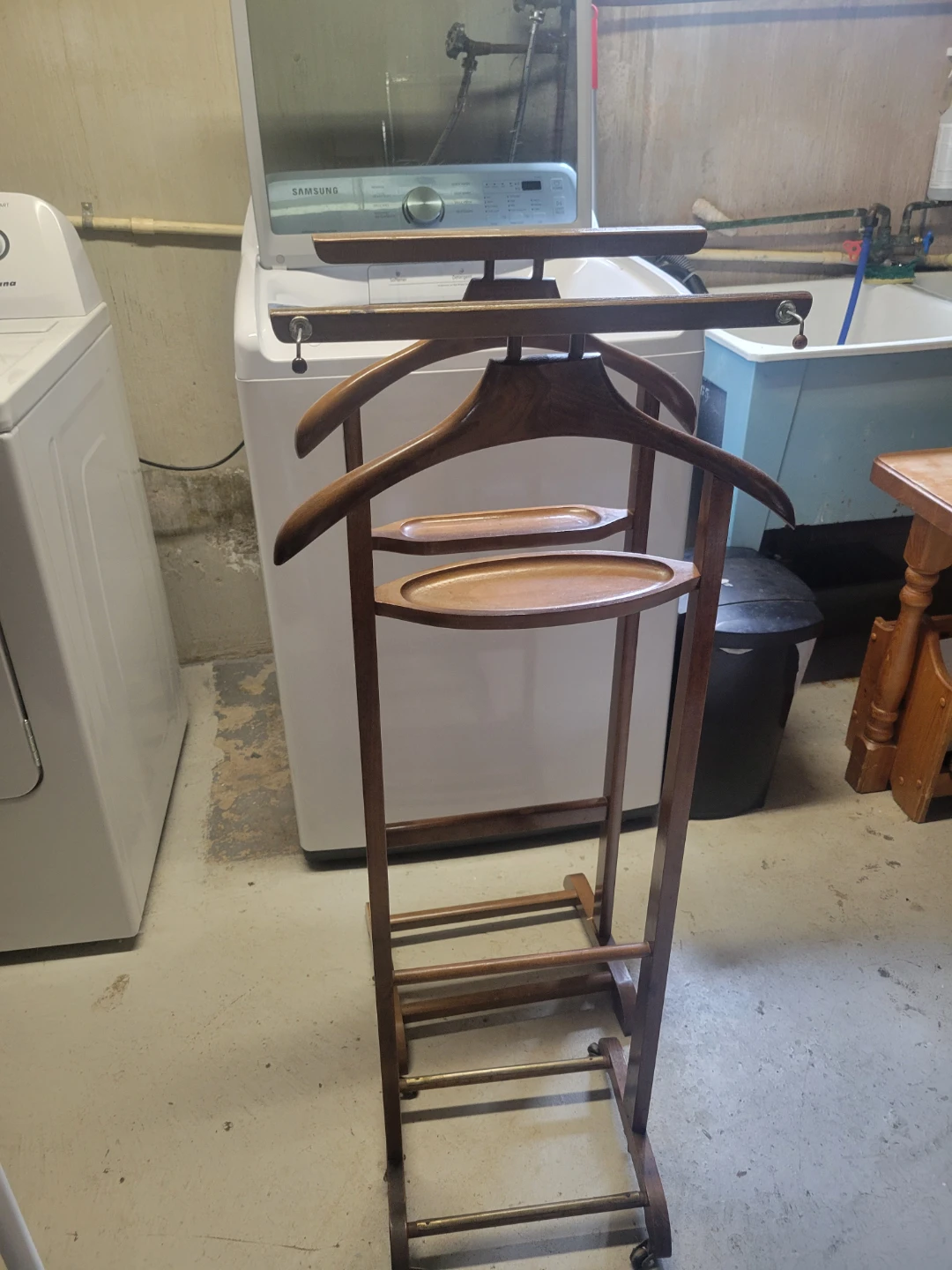 Vintage Wooden Valet Stand - photo 2