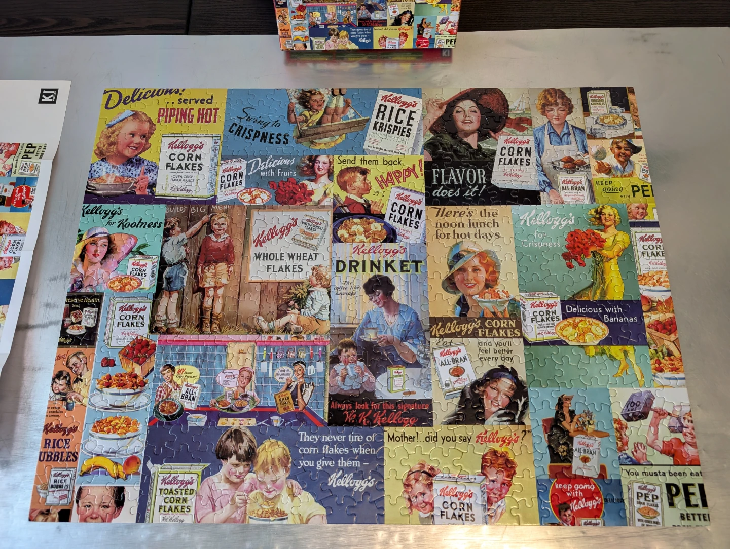 Vintage Kellogg's 550 Piece Jigsaw Puzzle 🧩 - photo 2