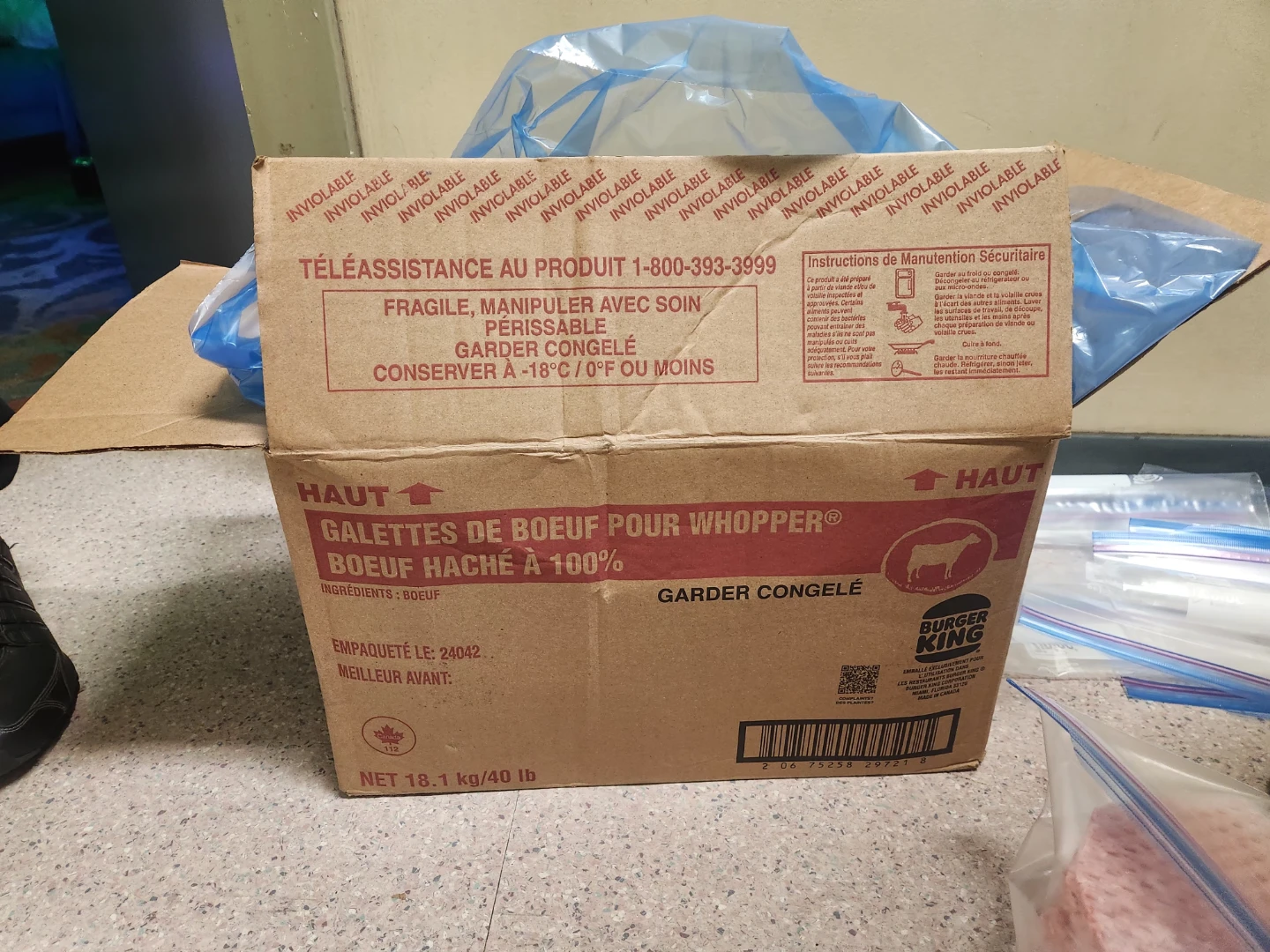 Frozen whopper patties - photo 3