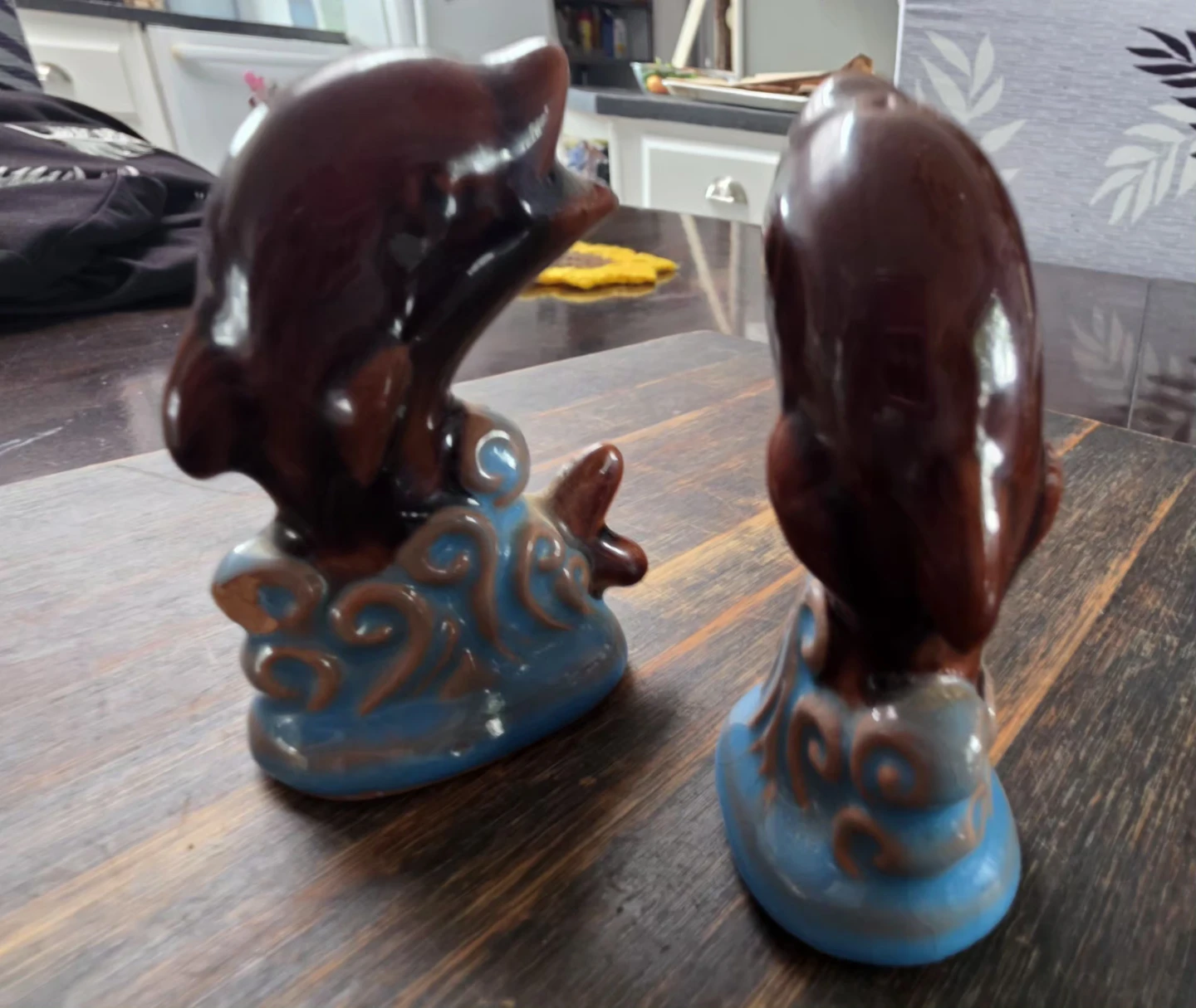 Vintage Ceramic Dolphin Salt and Pepper Shakers - photo 5
