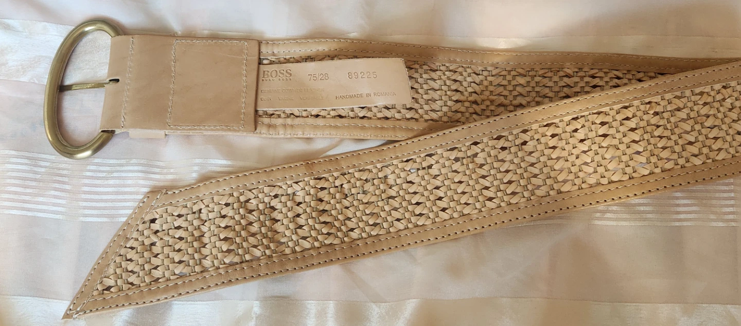 Hugo Boss Woven Leather Belt
