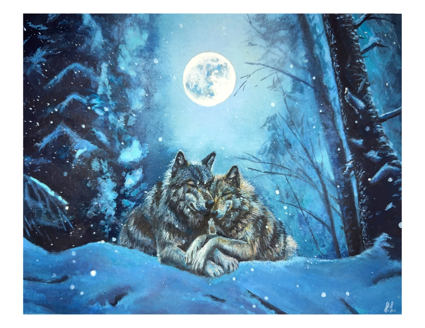 Companions Collection Paintings| Set of 4 | Glass Framed 11x14in - photo 3