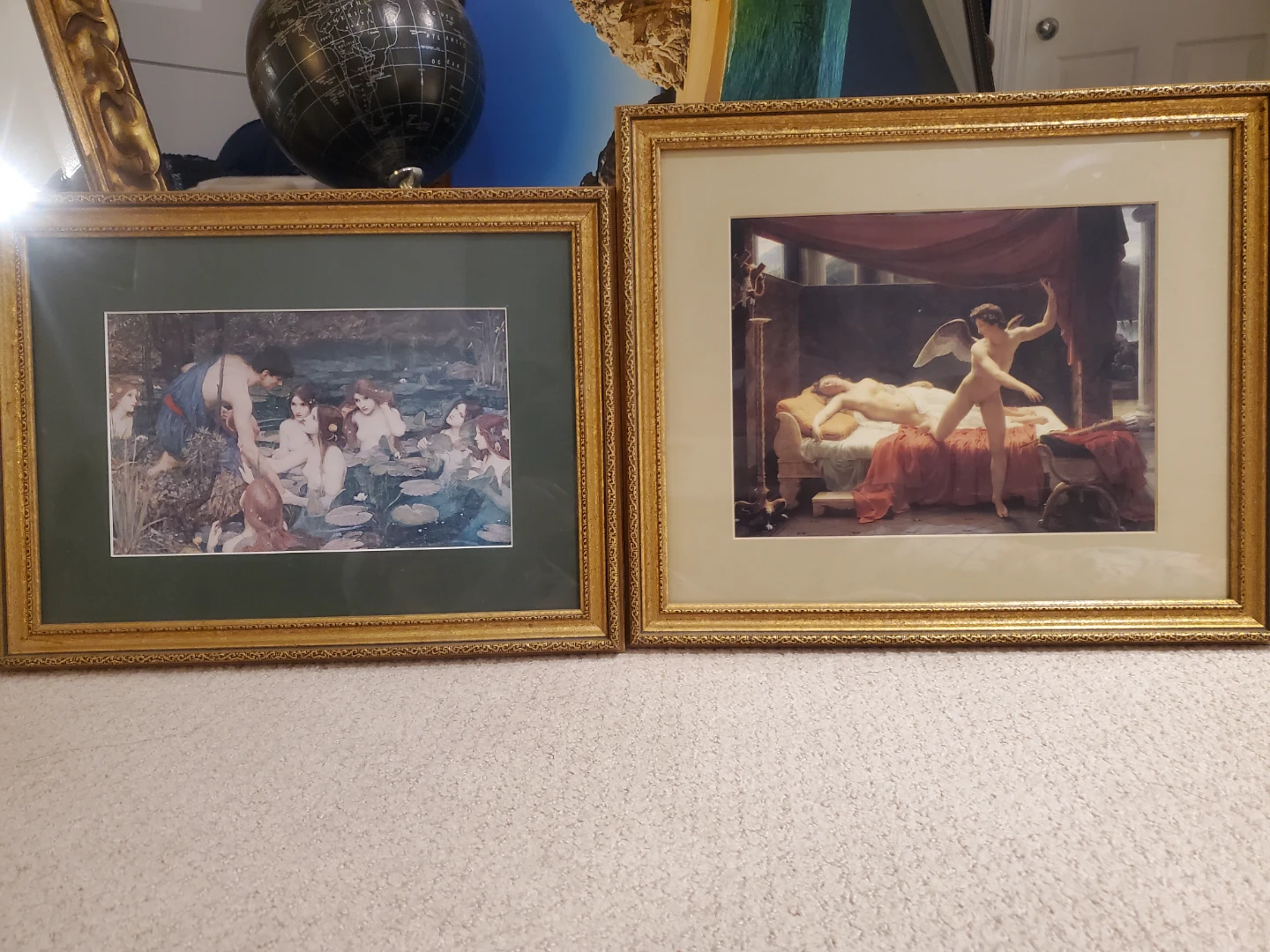 Two Framed Classical Art Prints - photo 3