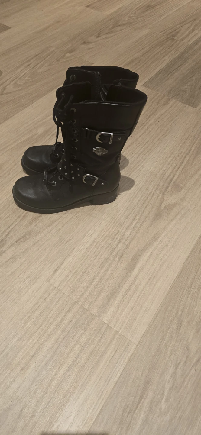 Harley-Davidson Black Leather Boots
