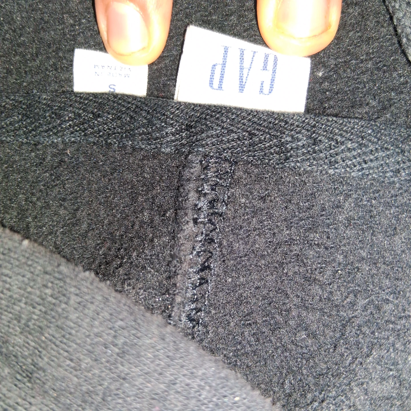 Gap black zip-up hoodie - photo 3
