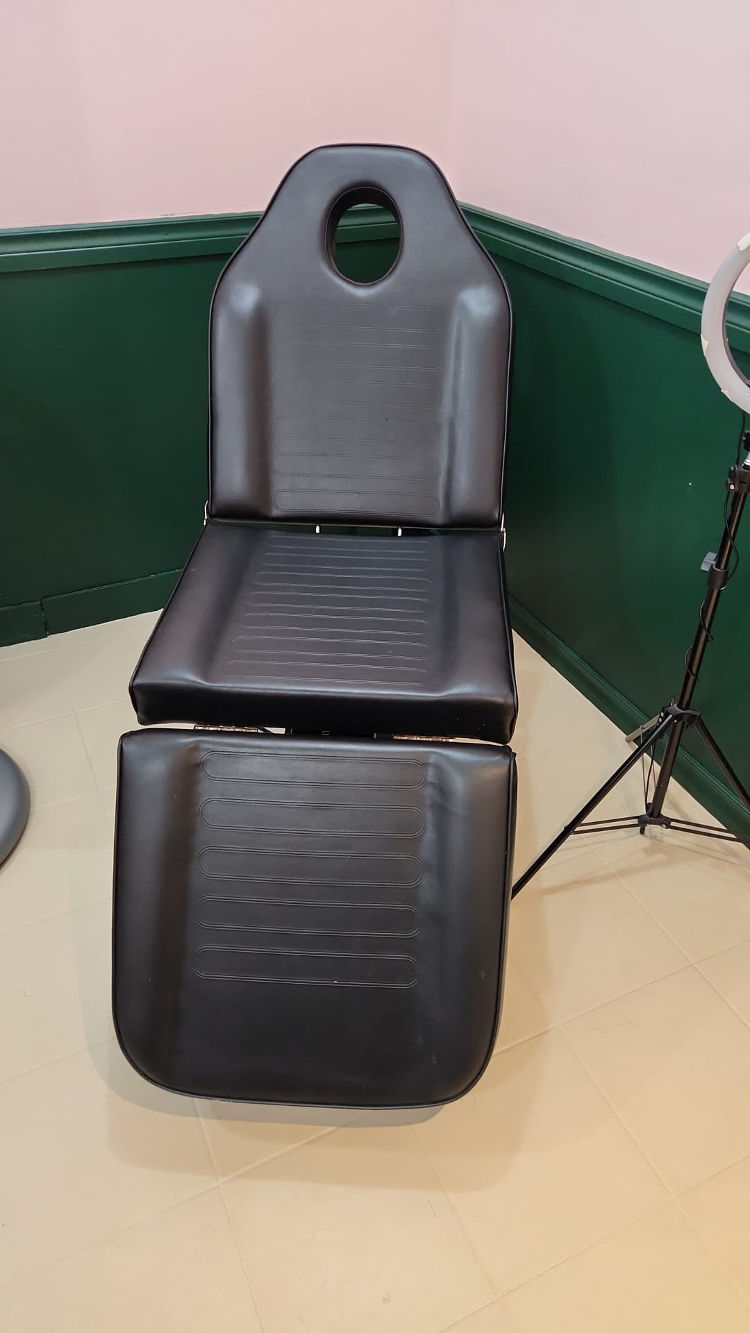 Black Adjustable Spa Bed or Treatment Table