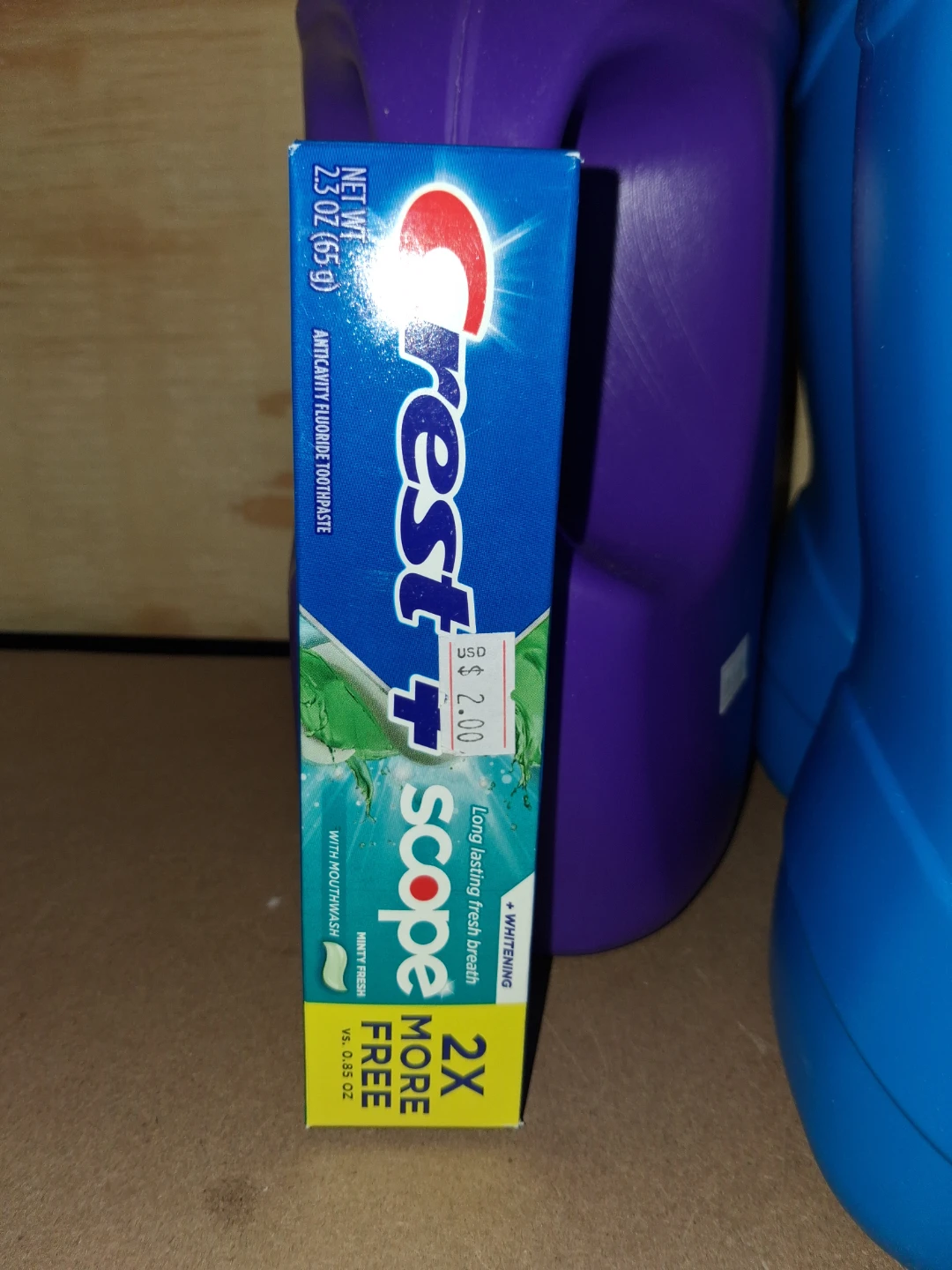 Crest + Scope Minty Fresh Toothpaste