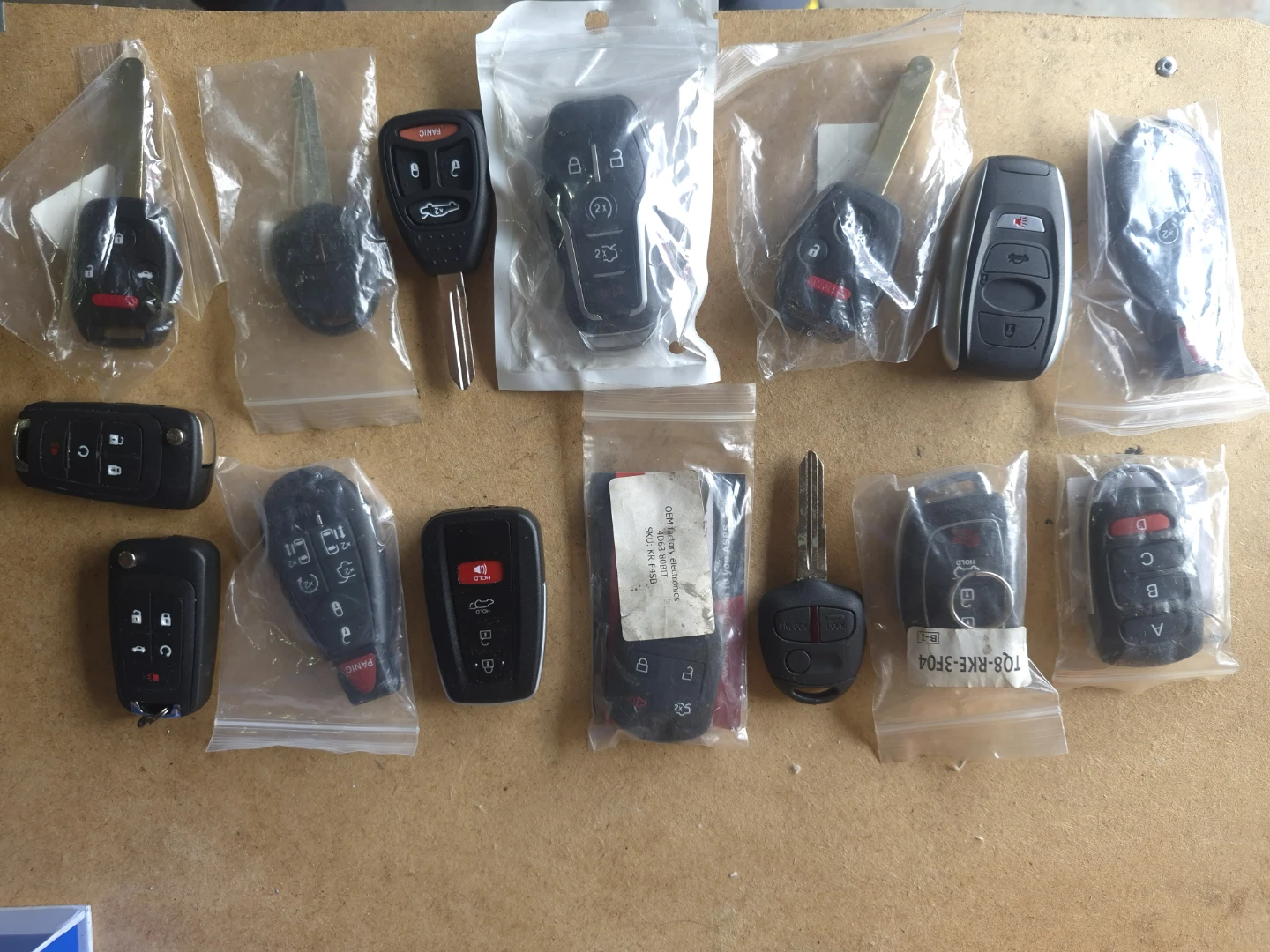 Collection of Assorted Automotive Key Fobs - photo 2