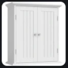 White Wall-Mounted Bathroom Cabinet