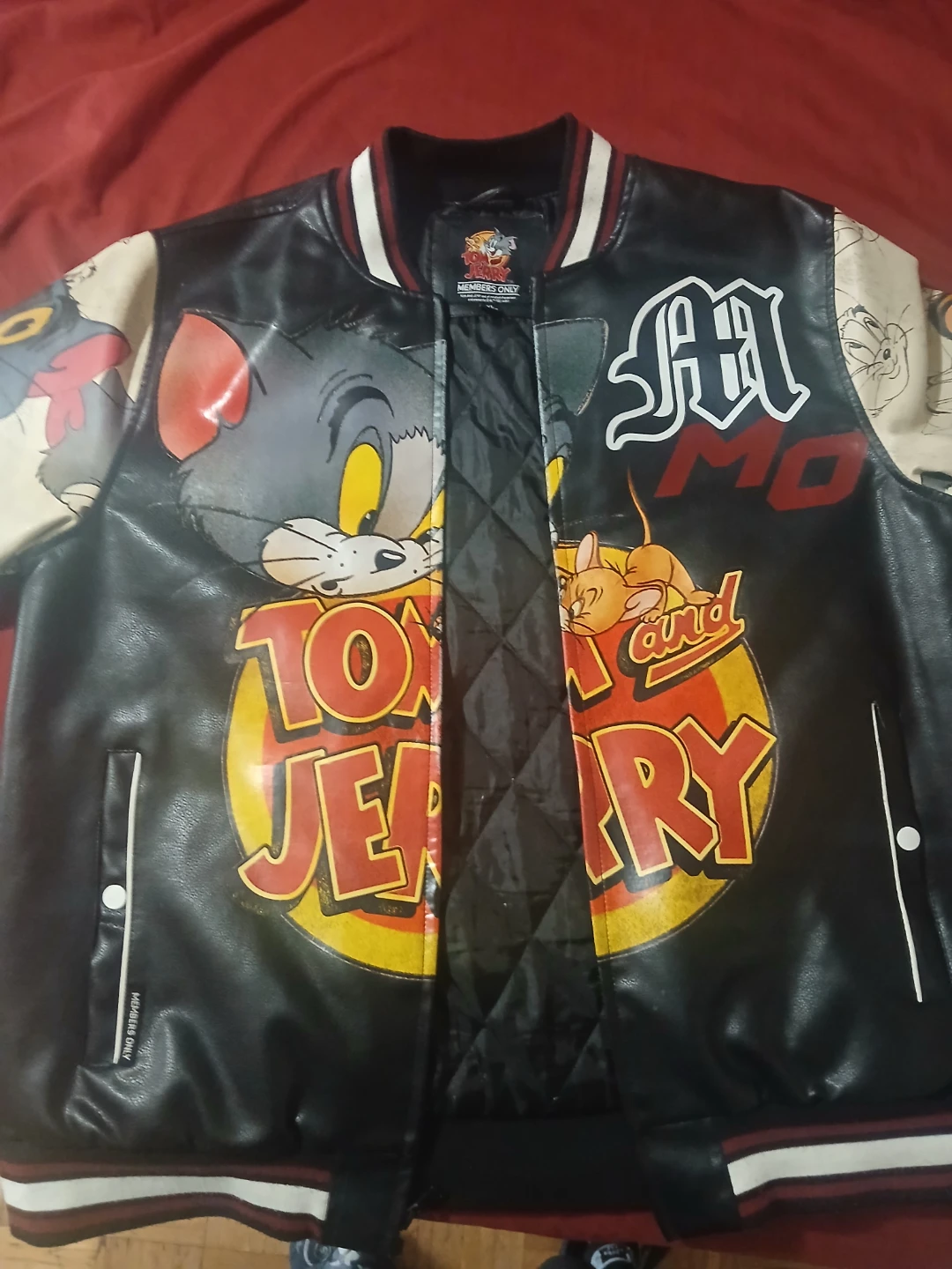 Members Only Tom and Jerry Varsity Jacket - photo 4
