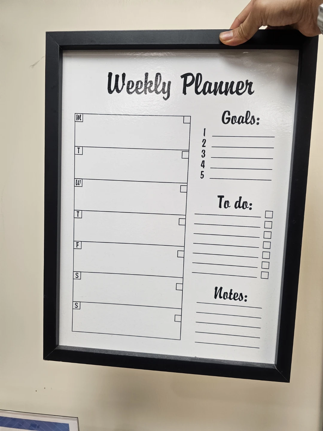 Weekly Planner Whiteboard