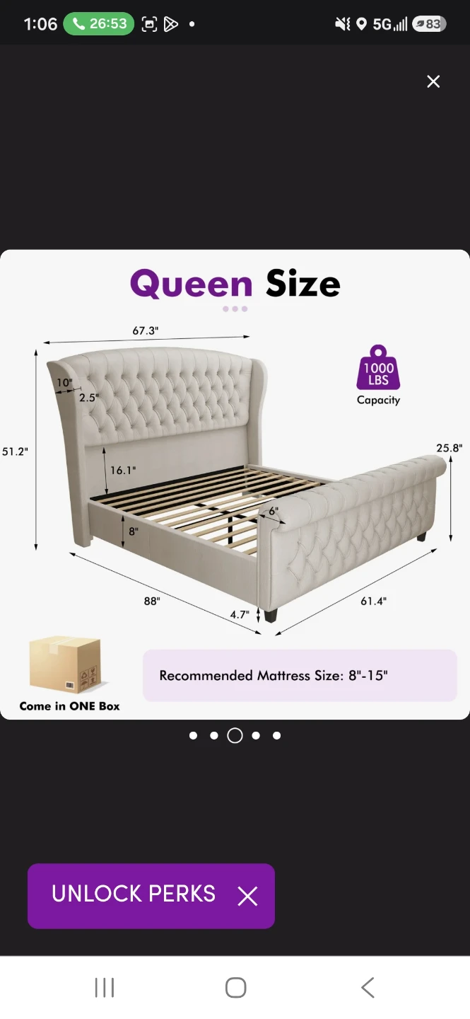 Brand New Queen Bed(Still in Box) - photo 5