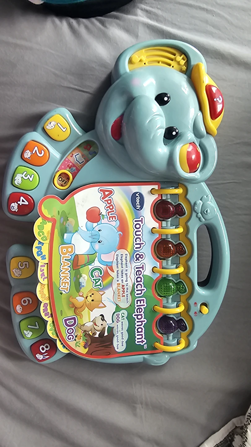VTech Touch & Teach Elephant Learning Toy