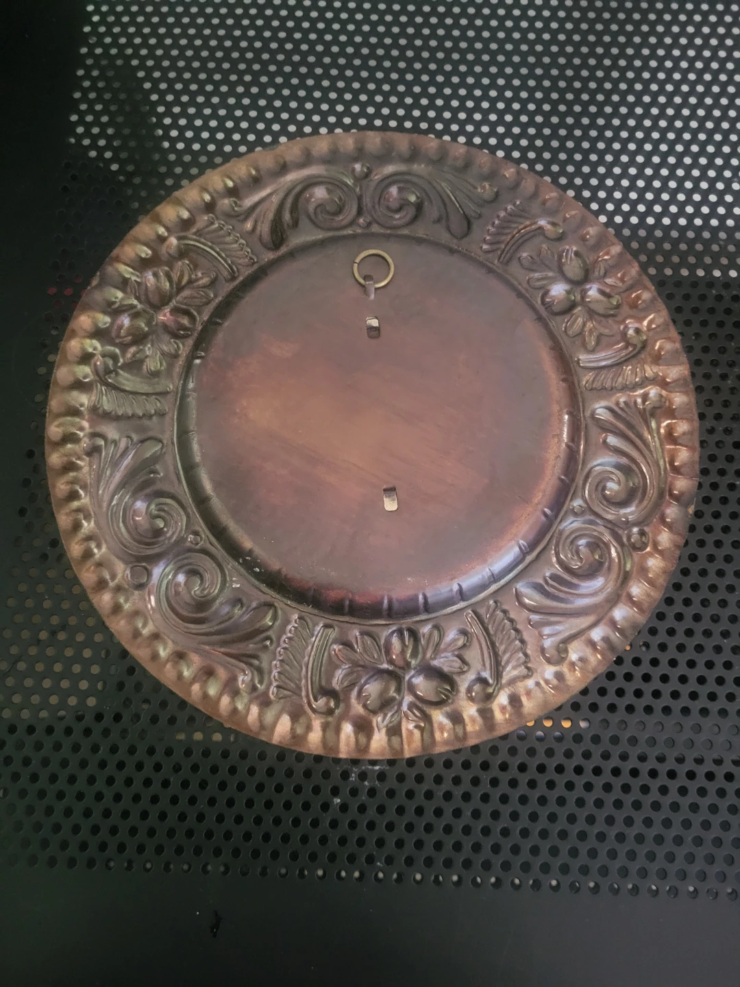 Vintage Decorative Brass Wall Plate - photo 2
