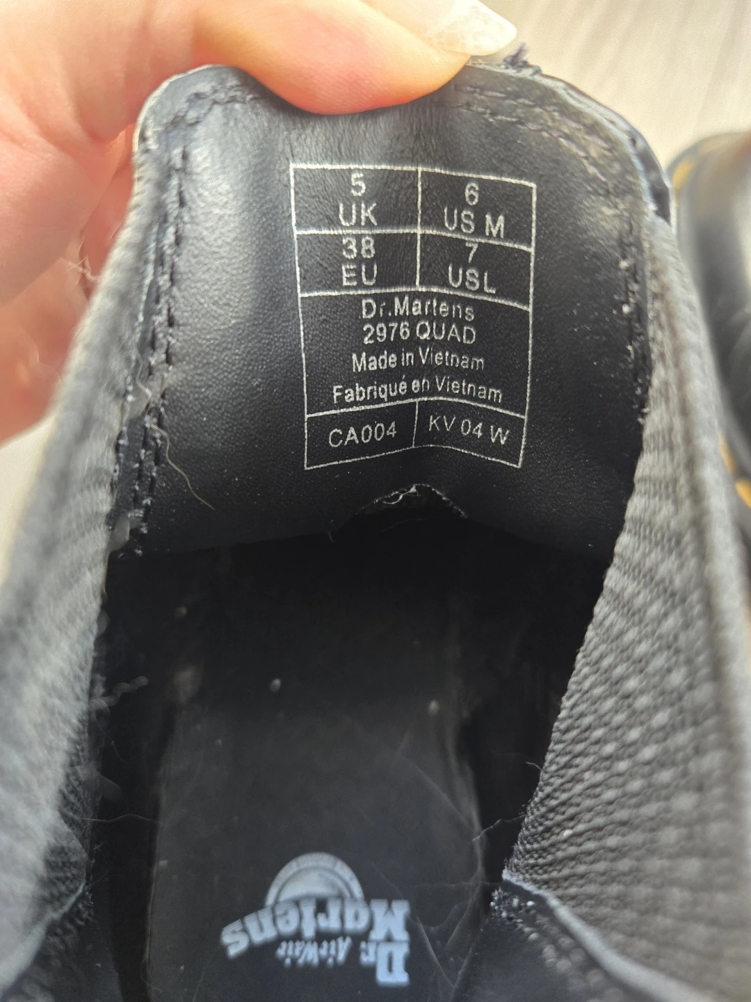 Dr. Martens 2976 Polished Smooth Platform Boots Black Size US 7 - photo 2
