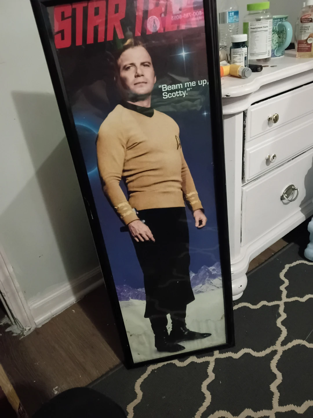 Star Trek Captain Kirk Framed Poster