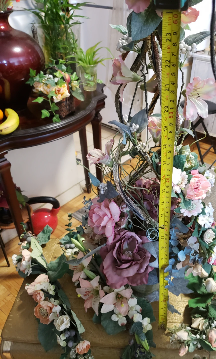 Artificial Floral Arrangement with Planter - photo 5