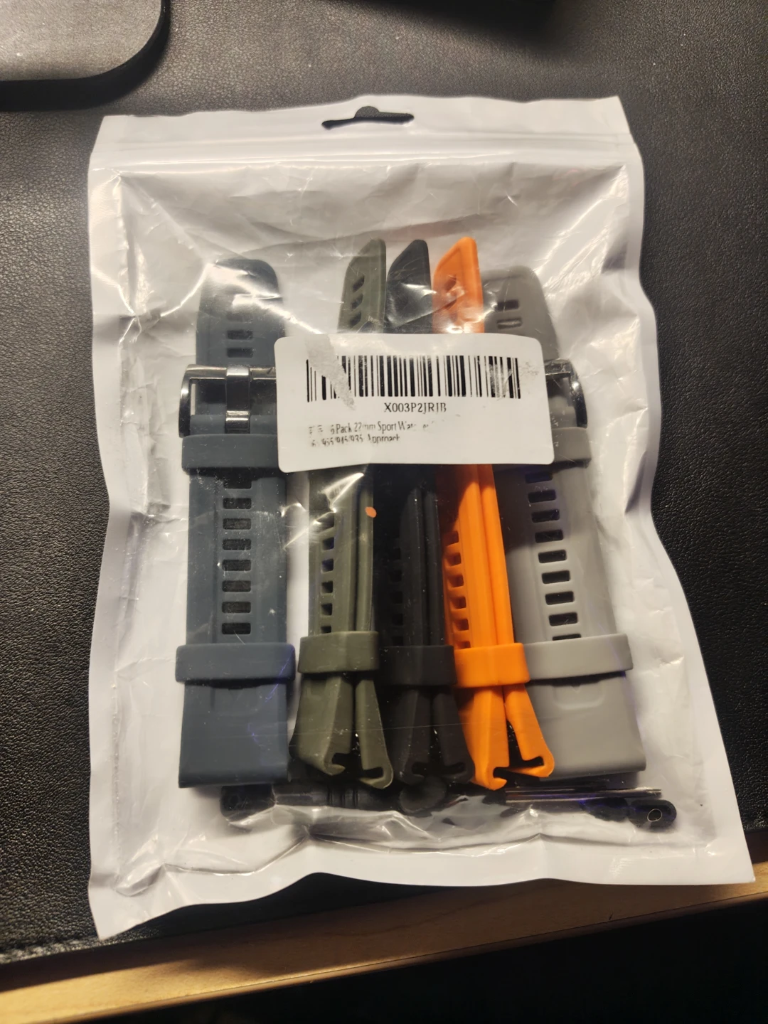5-Pack 27mm Sport Watch Bands