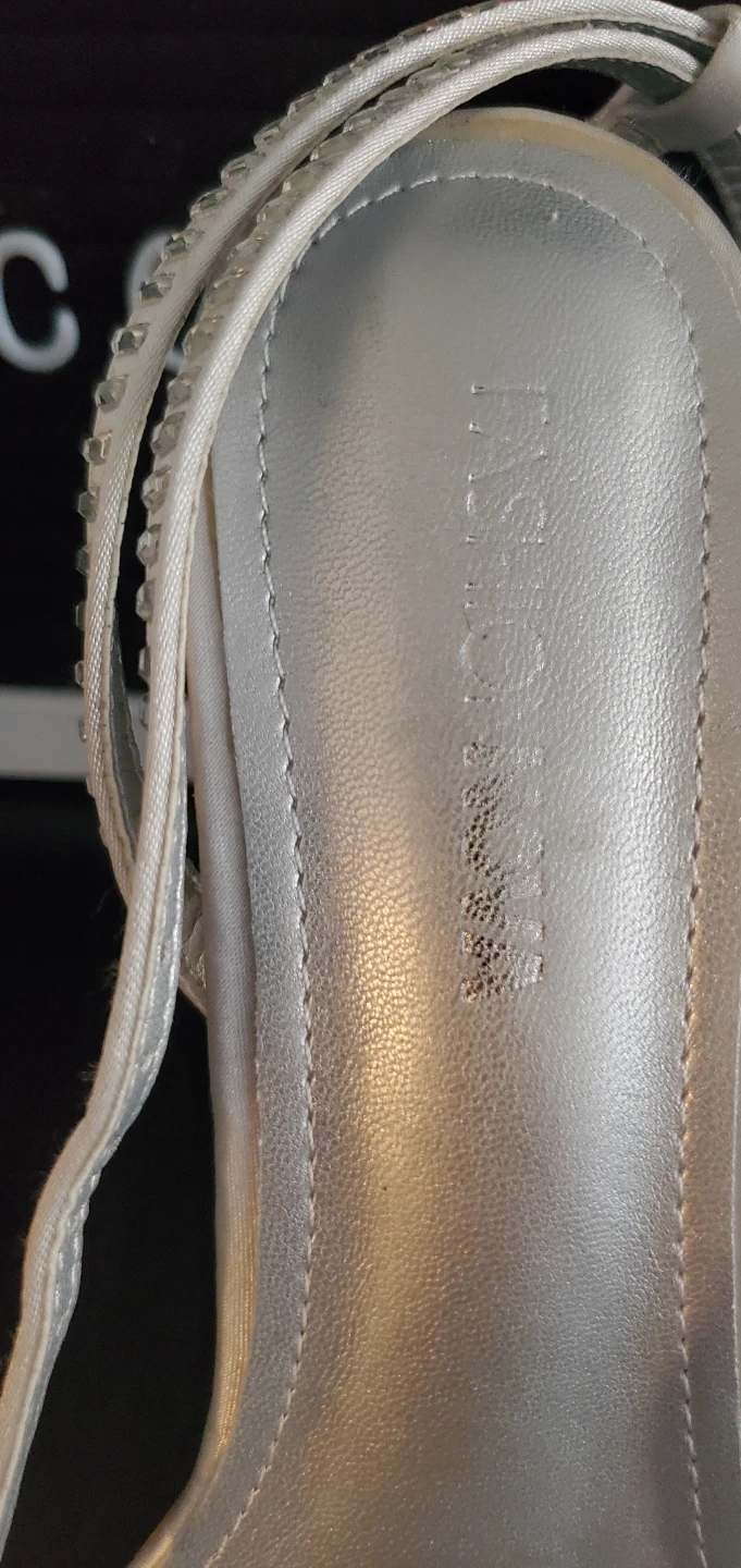 Fashion Nova Silver Embellished Heels - photo 2