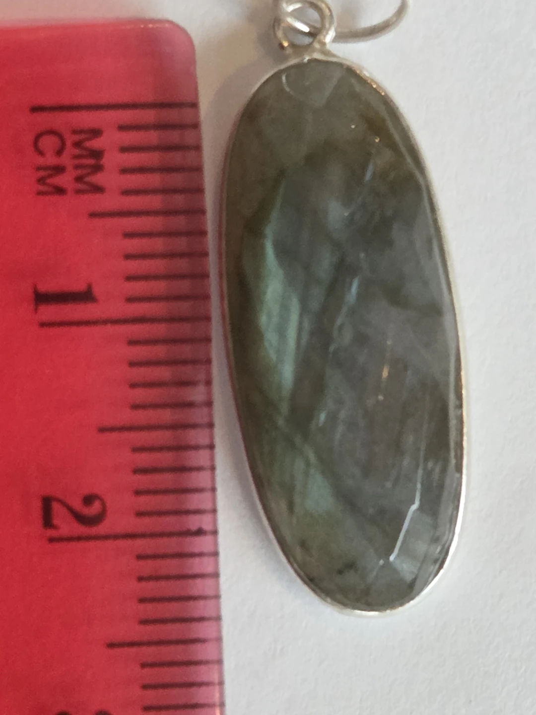 Labradorite and Silver Pendant - photo 4