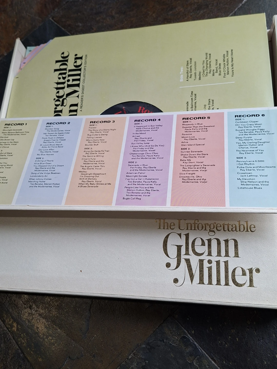 Vintage 1968 Reader’s Digest Glenn Miller 6 LP Vinyl Box Set - photo 3