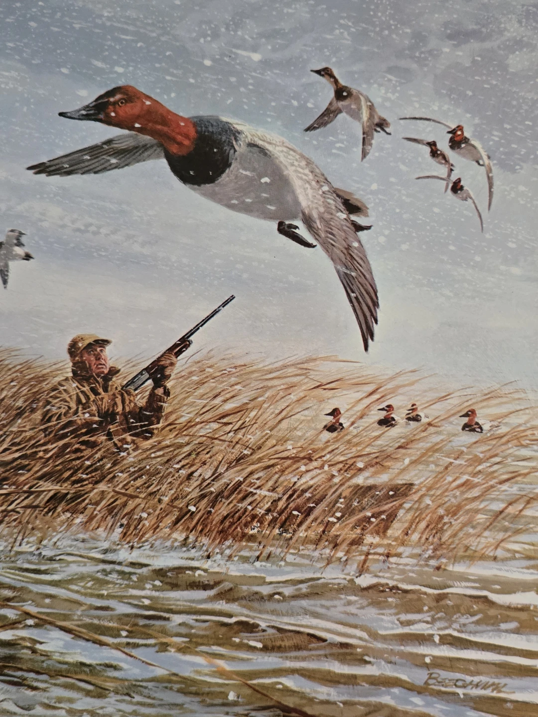 Beechum Duck Hunting Art Print - photo 2