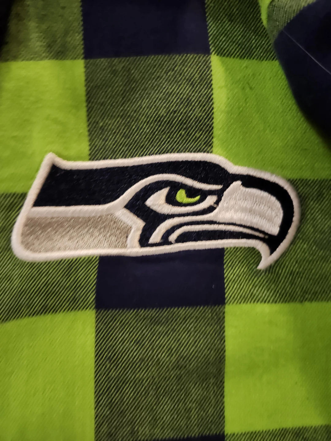 Seattle Seahawks Plaid Fleece Hoodie - photo 2