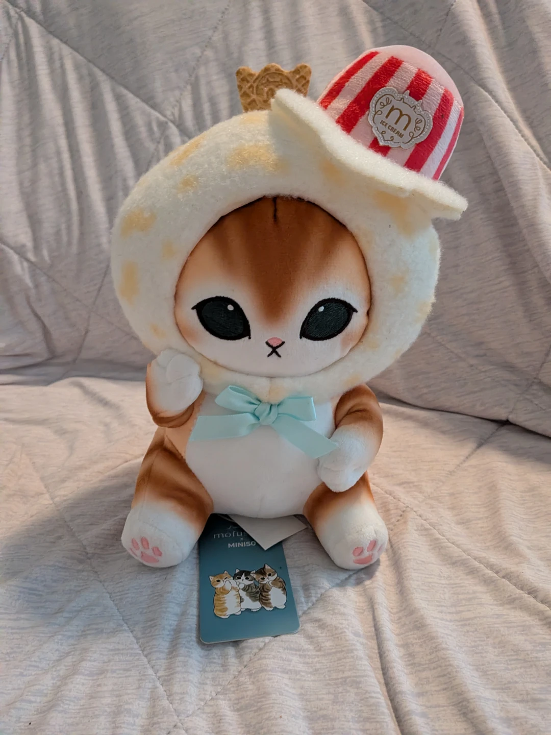 Mofusand x Miniso Ice Cream Cat Plush