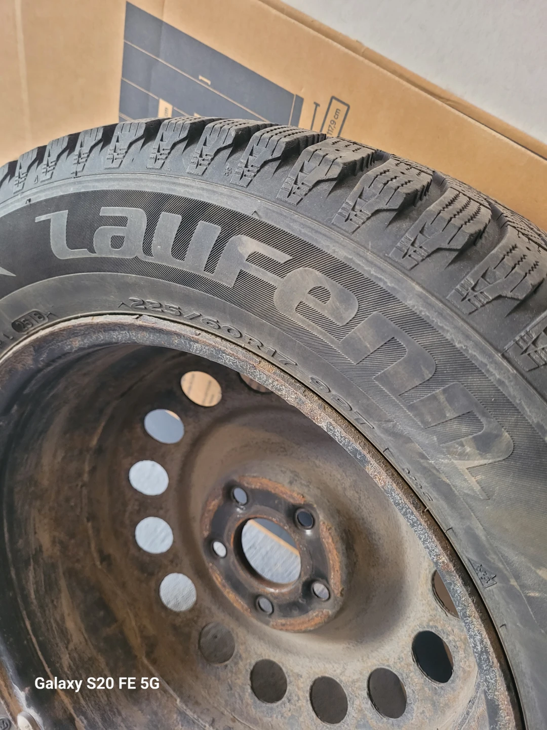Laufenn 225/60R17 Tire on Steel Rim