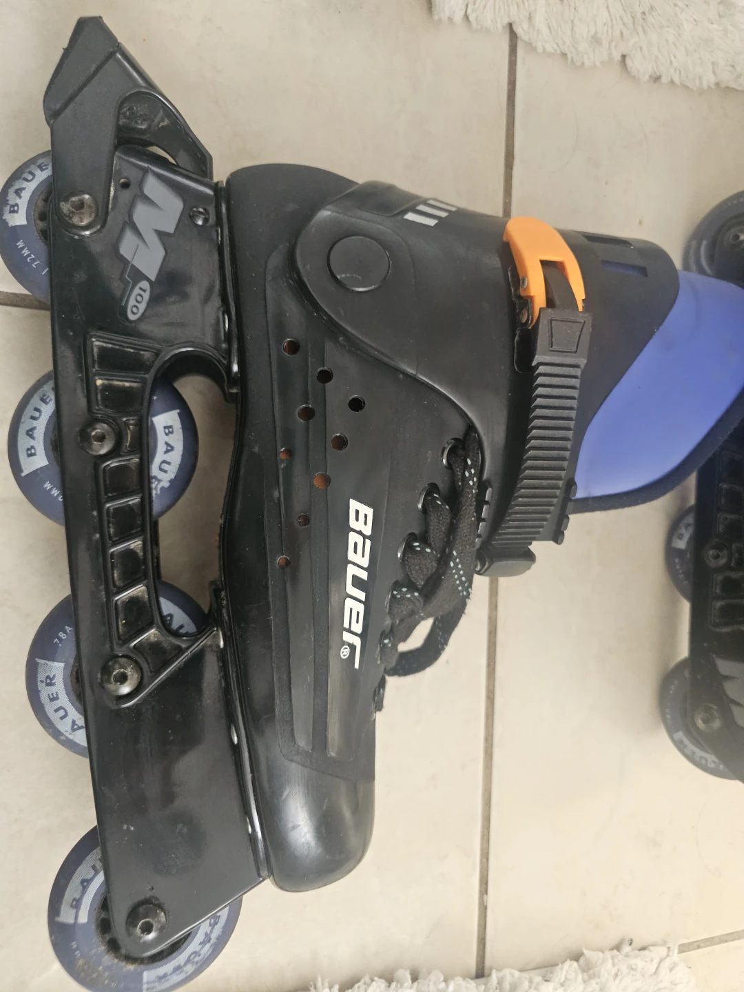 Mens Bauer inline skates (roller blades) size 9 - photo 2