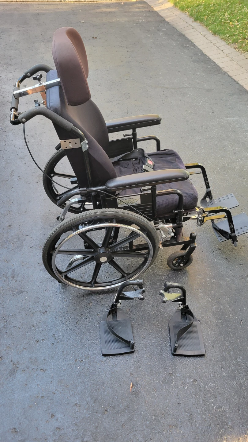 SuperTilt -V Wheelchair with Headrest and Seatbelt - photo 3
