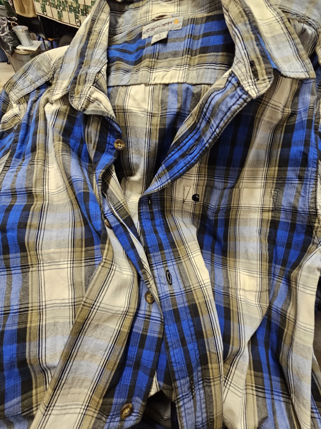 Carhartt Plaid Shirt - Large