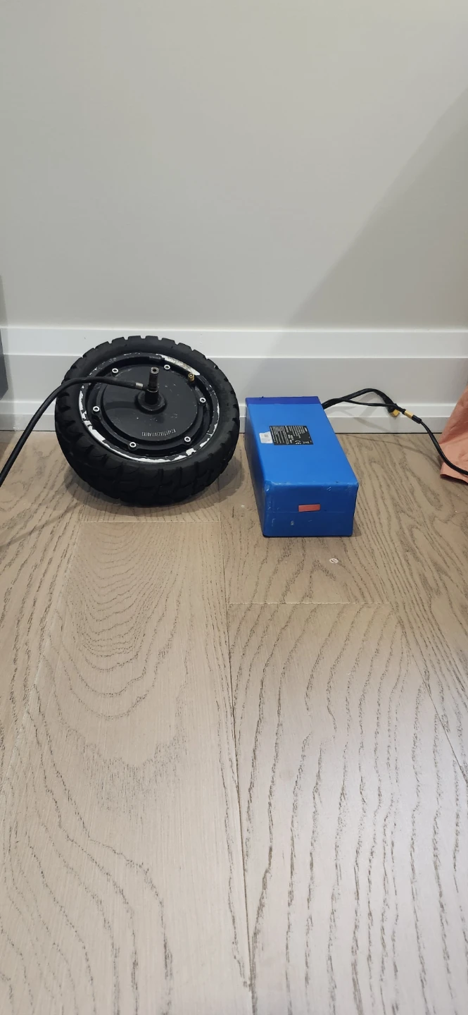 Electric Scooter Motor Wheel and 54V Battery Pack