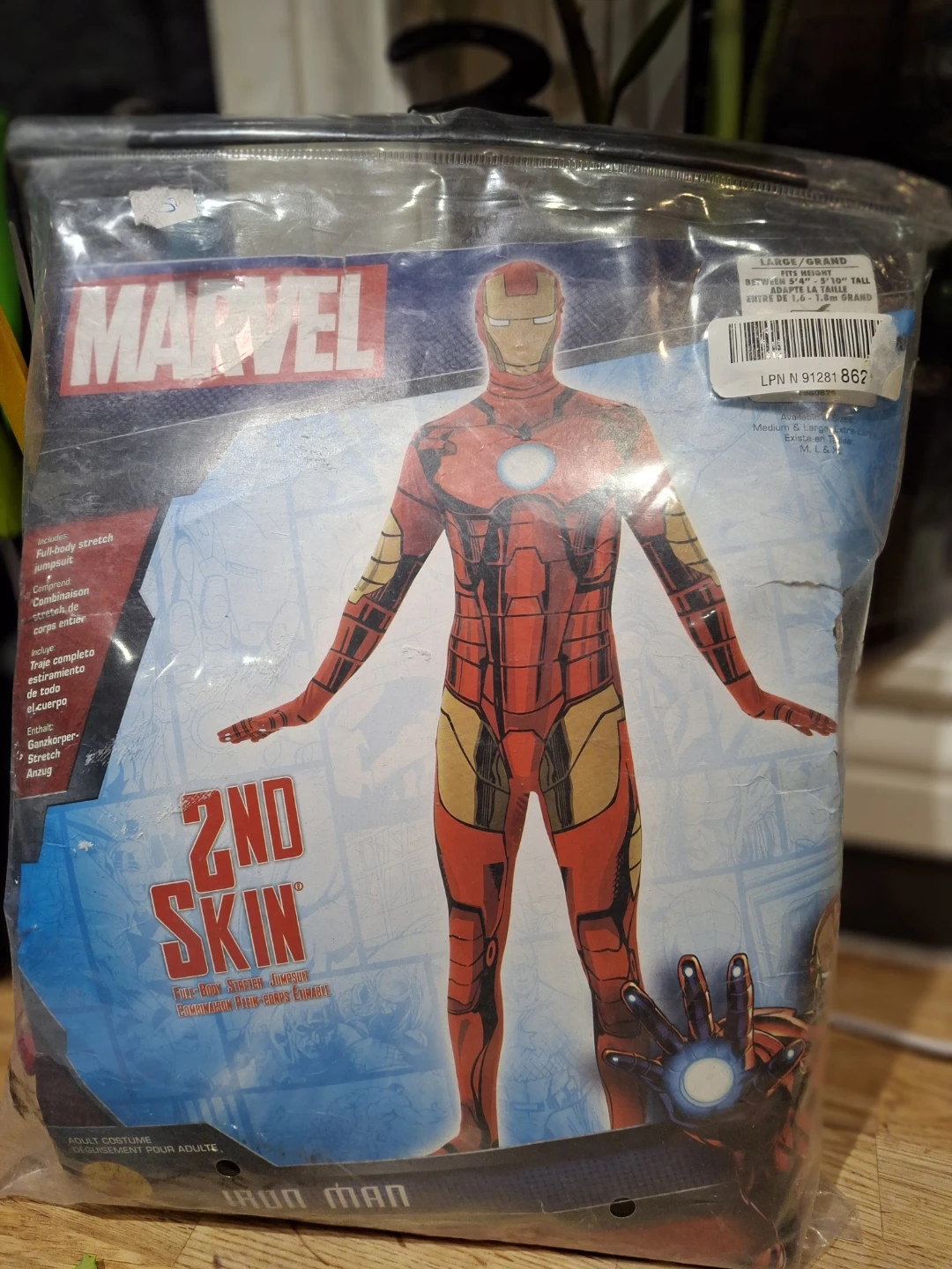 HALLOWEEN COSTUME LRG-Rubies Marvel Universe Iron Adult 2nd Skin - photo 5