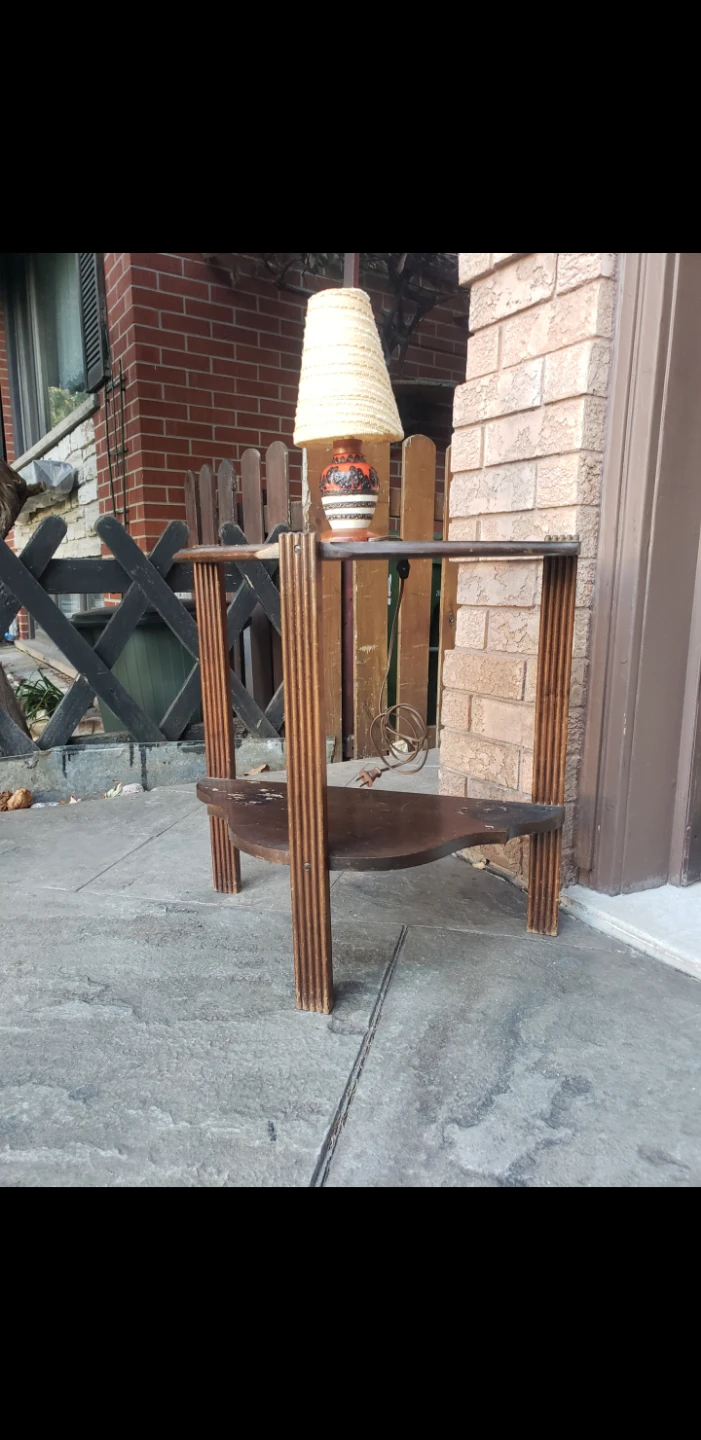 Vintage Tiered Side Table