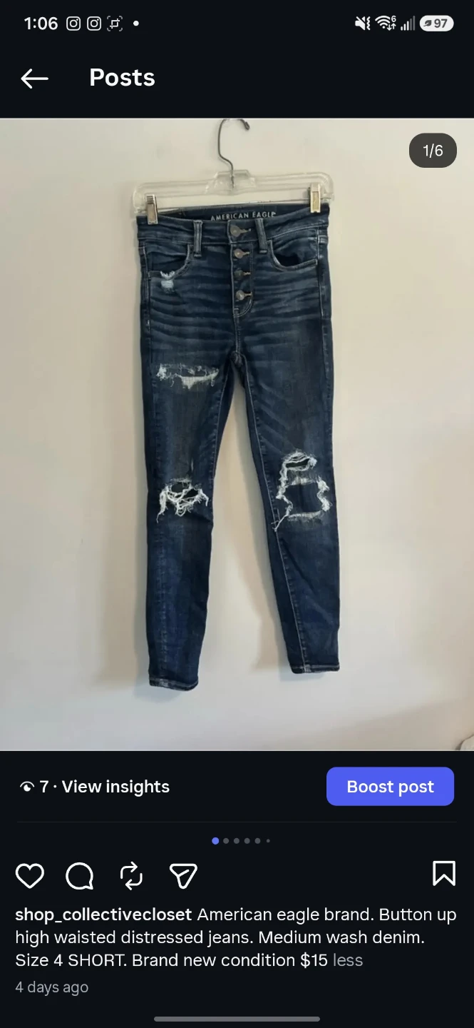 Assorted American Eagle and Old Navy Skinny Jeans - photo 5