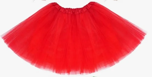 New Red Tulle Tutu Skirt