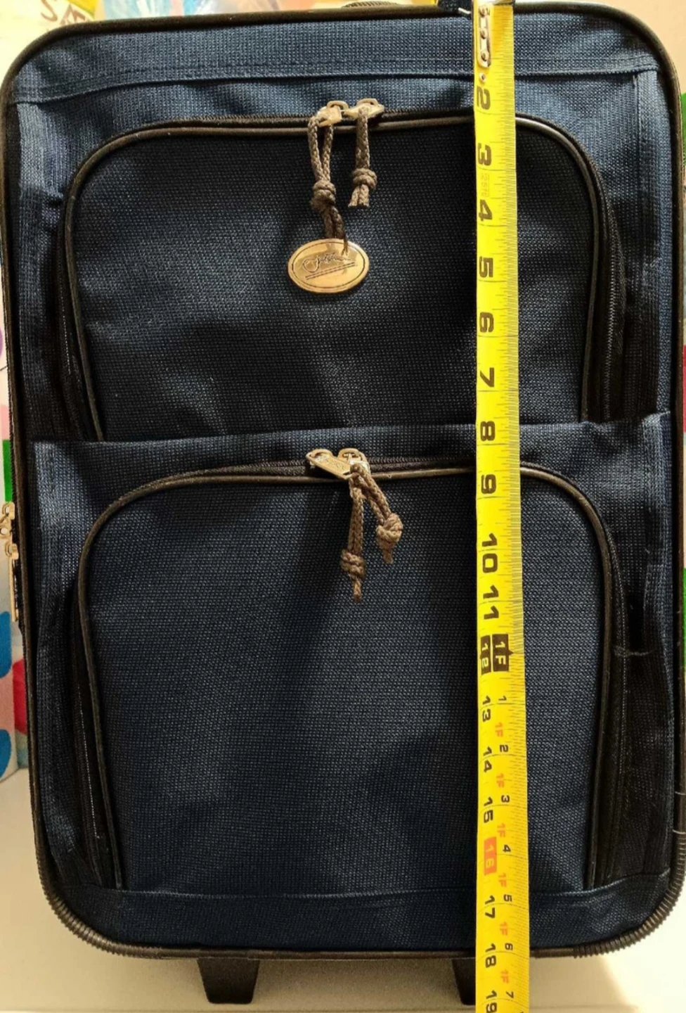🧳Navy Blue Rolling Zippered Suitcase🧳 - photo 5