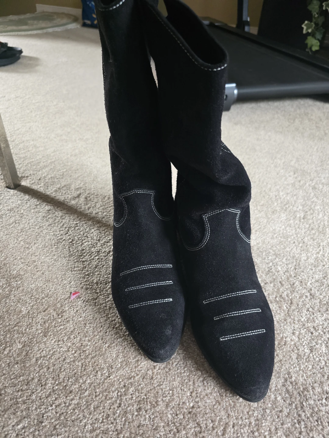 Henri-Pierre black suede boots - photo 2