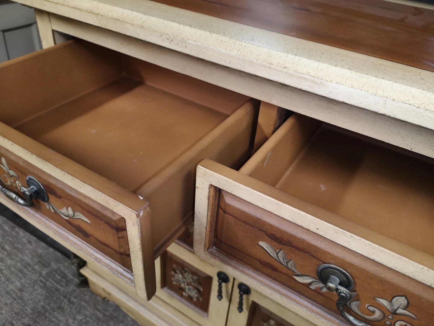 Hutch Cabinet Dresser TV Console Center Buffet Desk Furniture - photo 5