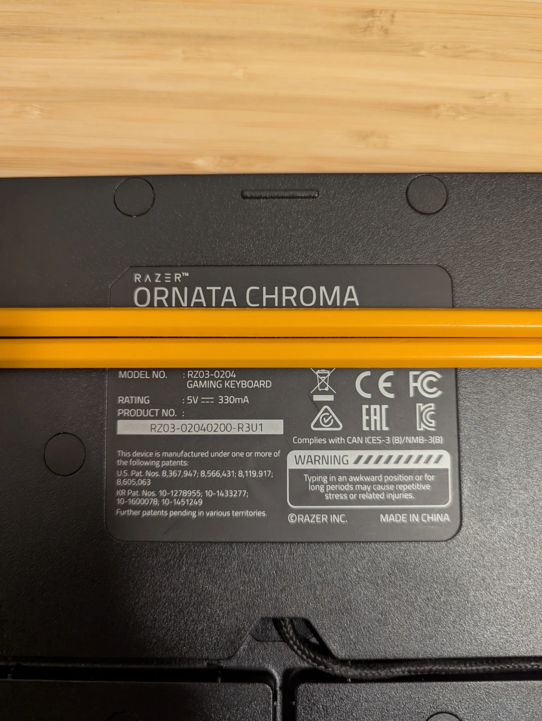 Razer Ornata Chroma Gaming Keyboard - photo 3