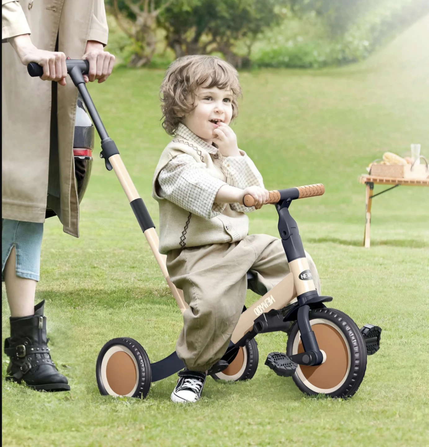 NEWYOO 5-in-1 Push Tricycle and Balance Bike - photo 2