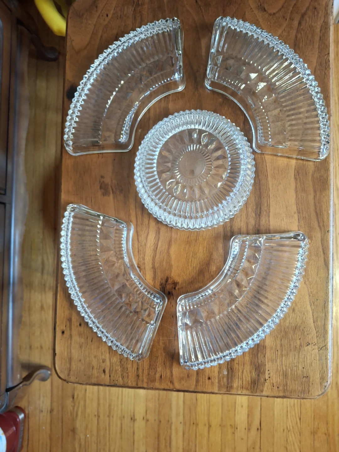 Vintage Chrome and Glass Serving Platter - photo 5