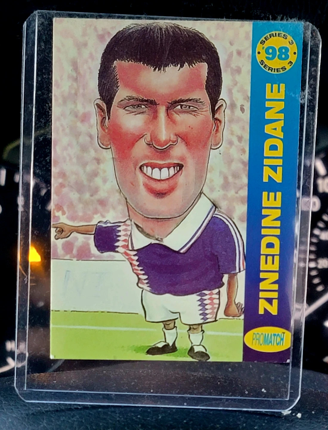 Zinedine Zidane 1998 Promatch Series 3 Trading Card